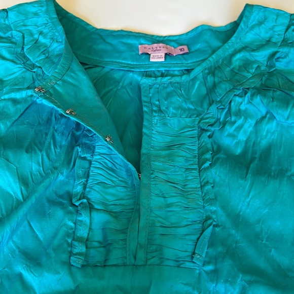 Calypso girls crushed silk dress - Picture 3 of 10